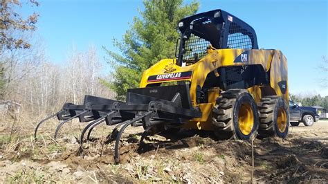 seeding over compacted soil from skid steer|78″ Ground Preparation Attachment for Skid Steers .